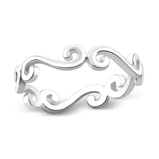 【Majalica】純銀戒指．尾戒．新年禮物(銀色)