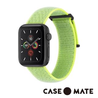 【CASE-MATE】Apple Watch 38-40mm(尼龍運動型舒適錶帶 - 霓虹綠)