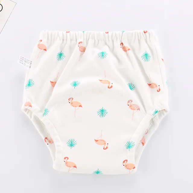 【JoyNa】紗布學習褲 嬰兒尿布褲 訓練褲隔尿褲(六件入)