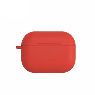【hoda】Apple AirPods Pro 液態矽膠保護殼 馬卡龍系列-紅色