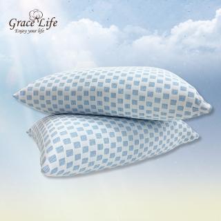 【Grace Life】臺灣製 全方位透氣獨立筒枕(2入)