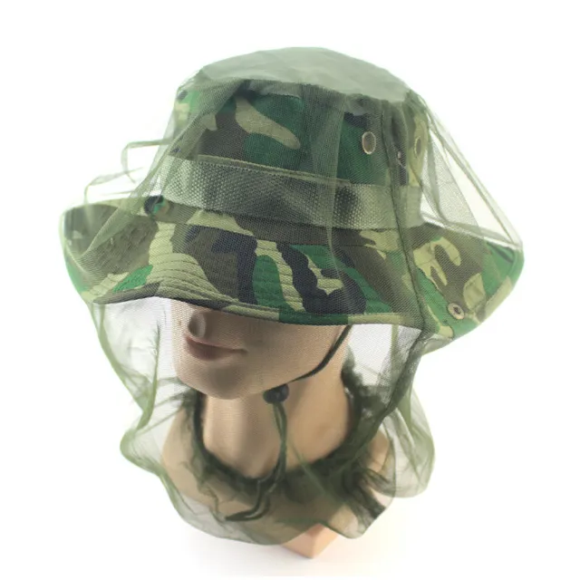 【PUSH!】戶外用品防蚊蟲網紗帽釣魚帽養蜂防護帽防蚊網罩(防蚊帽罩2入P135)