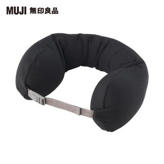 【MUJI 無印良品】微粒貼身靠枕.中細型/黑.約13.5x59cm