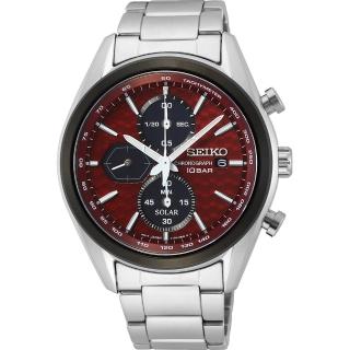 【SEIKO 精工】CS 喬治亞羅設計三眼計時手錶-41mm 母親節 禮物 送禮(V176-0BH0R SSC771P1)