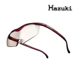 【Hazuki】日本葉月抗藍光放大鏡1.6倍大鏡片-茶色鏡片(紅-濾藍光率55%)