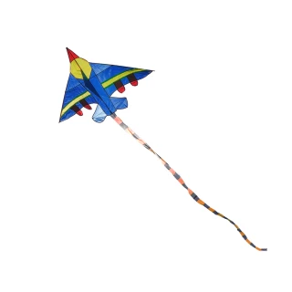 【888ezgo】小戰鬥機造型風箏（150*432）（全配/附150米輪盤線）