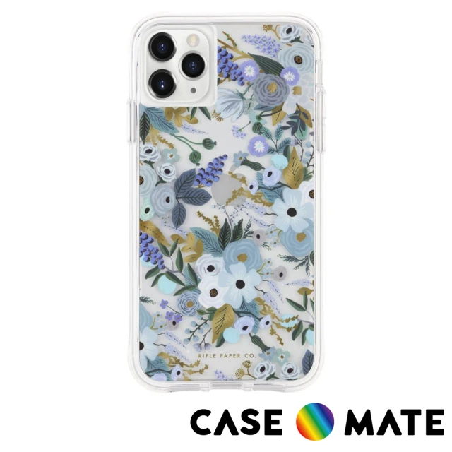 CASE-MATE Rifle Paper Co. 限量聯名款 iPhone 11 Pro Max(防摔手機保護殼 - 花園派對 藍)