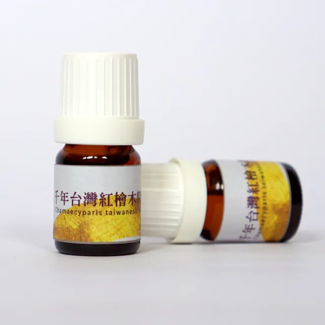 【MU LIFE 荒木雕塑藝品】千年台灣紅檜木百分百天然精油 - 5ml(台灣紅檜)