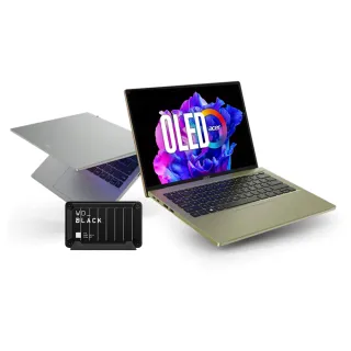 【Acer】1T外接硬碟組★14吋i5輕薄效能OLED筆電(Swift Go/EVO/SFG14-71/i5-13500H/16G/512G/W11)