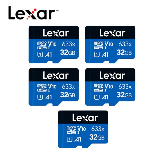 五入組 Lexar 雷克沙 633x microSDHC UHS-I A1 U1 32G記憶卡