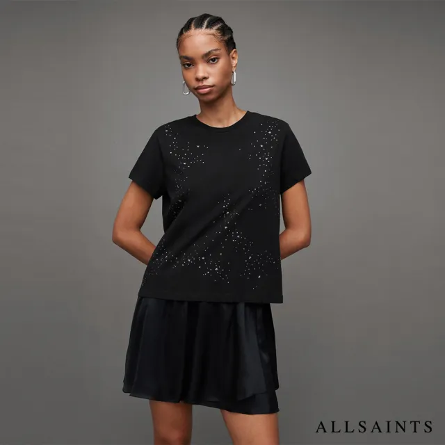 【ALLSAINTS】STAR GRACE短袖T恤Black WM197Z(常規版型)