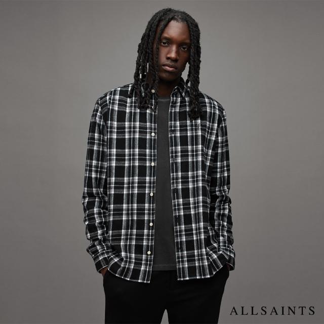 【ALLSAINTS】LEULUS 長袖襯衫Black MS177Z(舒適版型)