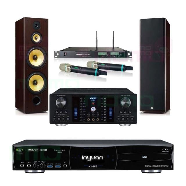 【音圓】S-2001 N2-350+FNSD A-380N+ACT-8299PRO++SD-903N(點歌機4TB+擴大機+無線麥克風+喇叭)