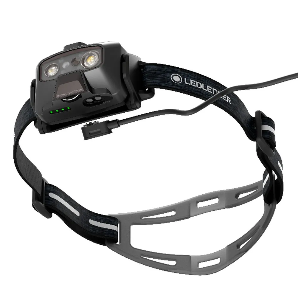 【LED LENSER】HF6R Signature 1000流明充電式頭燈 含RGB三色戰術小燈(502799)