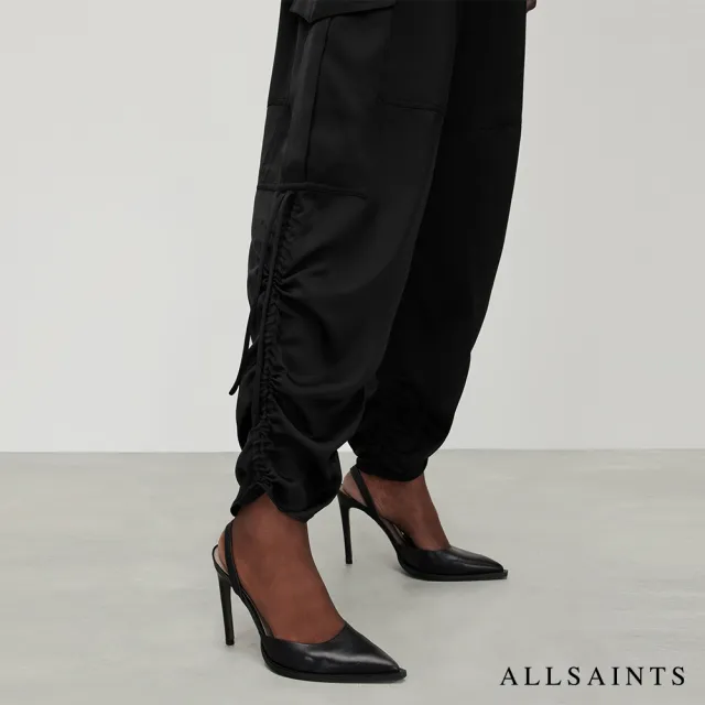 【ALLSAINTS】KAYE 高腰軍裝長褲Black WP014Y(寬鬆版型)