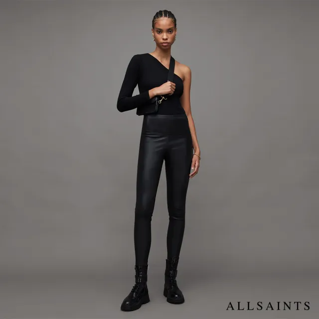 【ALLSAINTS】STEF 露肩長袖上衣Black WM019Z(修身版型)