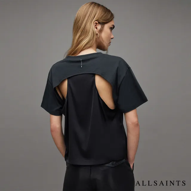 【ALLSAINTS】CYGNI 短袖T恤Washed Black WM016Z(舒適版型)