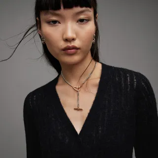 【ALLSAINTS】ABI 羊毛針織外套Black WK010Z(修身版型)