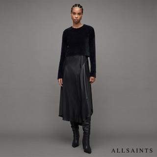 【ALLSAINTS】MEGAN 兩件式中長版洋裝Black WD266Z(常規版型)