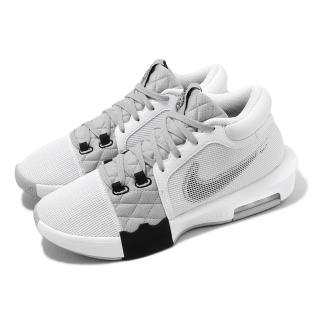【NIKE 耐吉】籃球鞋 LeBron Witness VIII 8 EP 白 灰 黑 子系列 男鞋 LBJ(FB2237-100)