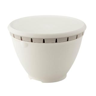 【RISU】日本製 多用途帶蓋瀝水籃L號 2.6L(廚房用品 洗菜籃 濾水籃 瀝水 可微波 調理盆 料理碗 備菜)