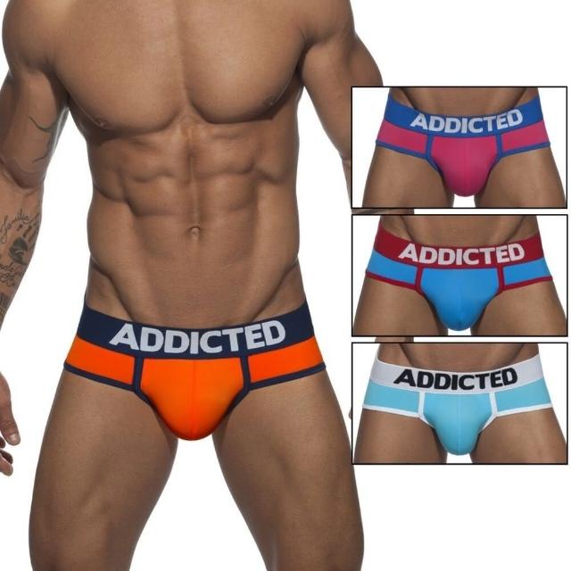 【ADDICTED】泳褲+內褲 二合一泳內褲 囊袋三角褲內褲 AD540 西班牙製