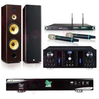 【點將家】DCC-899+FNSD AK-8800 PRO+ACT-8299PRO++FNSD SD-903N(點歌機4TB+擴大機+無線麥克風+喇叭)