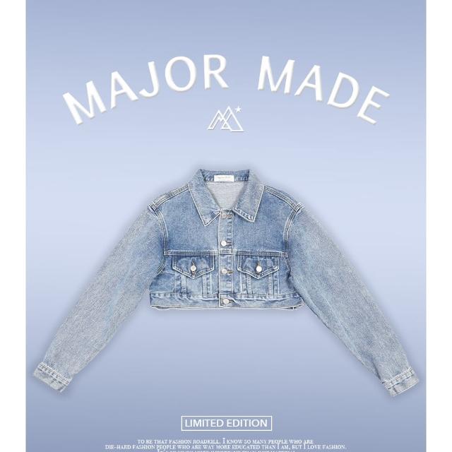 【MAJOR MADE】百搭短版牛仔外套