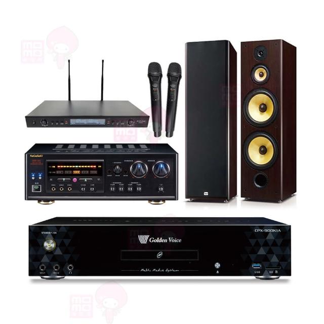【金嗓】CPX-900 K1A+DSP-A1II+SR-889PRO+FNSD SD-903N(4TB點歌機+擴大機+無線麥克風+喇叭)