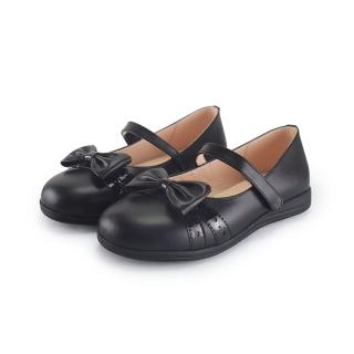 【OSOMESHOES 奧森】女童黑皮鞋 真皮皮鞋 學生皮鞋 表演皮鞋 蝴蝶結 女童(臺灣製 MIT 30-37號 C2432 奧森)