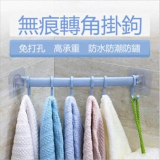 【PS Mall】免打孔無痕強力6連鉤毛巾架 掛鉤(J337)