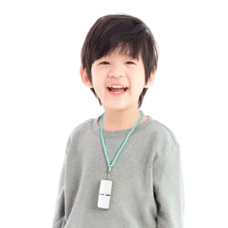 【IONION】LX日本原裝 超輕量隨身空氣清淨機 兒童吊飾鍊組 湖水藍