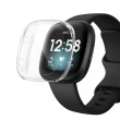 【JiaHung】Fitbit Charge6/Versa4/Sense2 手錶保護套(超薄透明隱形柔韌套)