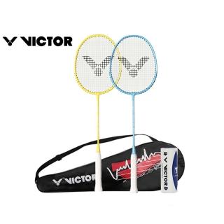 【VICTOR 勝利體育】穿線拍 對拍組 ATTACK 80(贈1/4打球+拍袋)