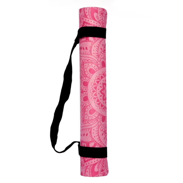 【Yoga Design Lab】Combo Mat 天然橡膠瑜珈墊3.5mm - Mandala Rose(超細纖維絨面瑜珈墊)