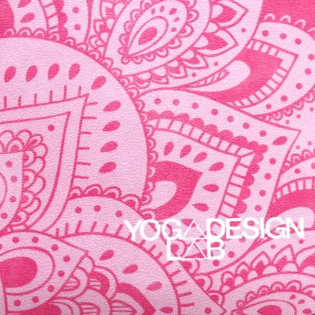 【Yoga Design Lab】Combo Mat 天然橡膠瑜珈墊3.5mm - Mandala Rose(超細纖維絨面瑜珈墊)