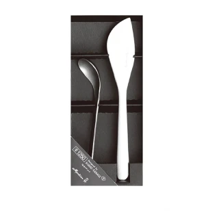 【柳宗理】日本製刀叉禮盒/2入(一體成形．握感舒適．304不鏽鋼材質)