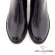 【CUMAR】精品質感簡約直筒粗跟長靴(黑色)