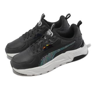 【PUMA】慢跑鞋 Trinity Lite Winter Wmns 女鞋 黑 白 亮片 復古 基本款 運動鞋(393378-02)