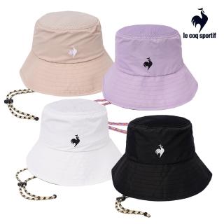 【LE COQ SPORTIF 公雞】經典刺繡LOGO簡約休閒漁夫帽 男女款-4色-LWR03301