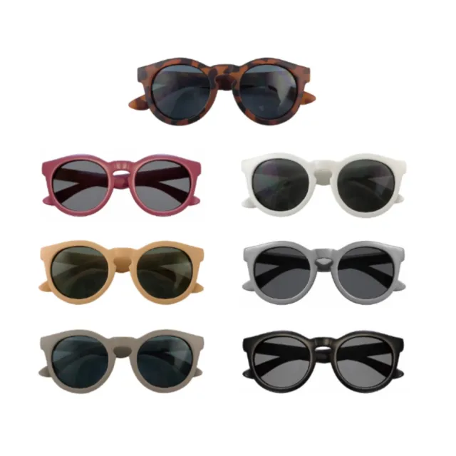 【eYeFans】兒童UV400太陽眼鏡-玫瑰(高彈性橡膠、安全鏡片、兒童墨鏡、親子墨鏡、嬰幼兒太陽眼鏡)