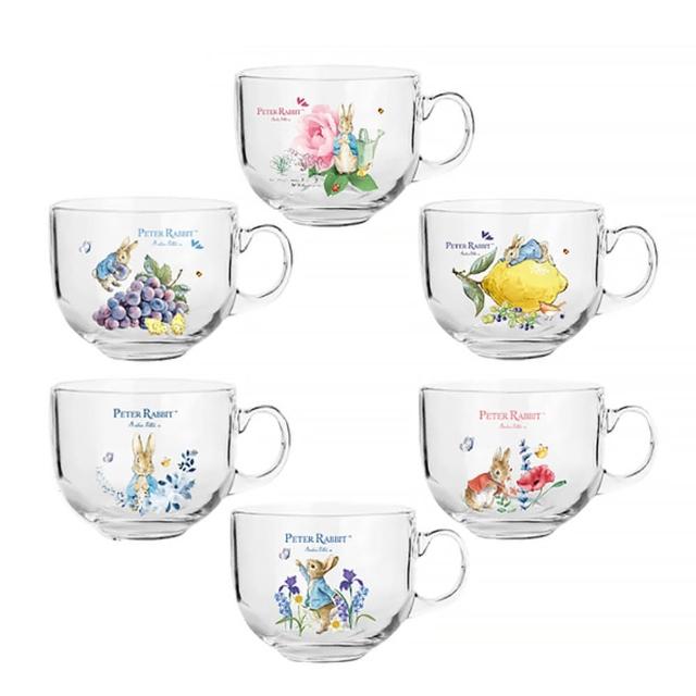 【PETER RABBIT 比得兔】比得兔 比得兔晶透湯杯-共6款任選(兩件組)