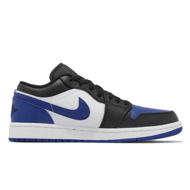 NIKE 耐吉】Air Jordan 1 Low 男鞋黑白藍AJ1 Royal Toe 小閃電(553558