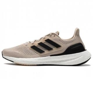 【adidas 愛迪達】慢跑鞋 男鞋 運動鞋 緩震 PUREBOOST 23 奶茶黑 IF2368