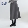 【GAP】女裝 商務A字長裙-深灰色(889618)