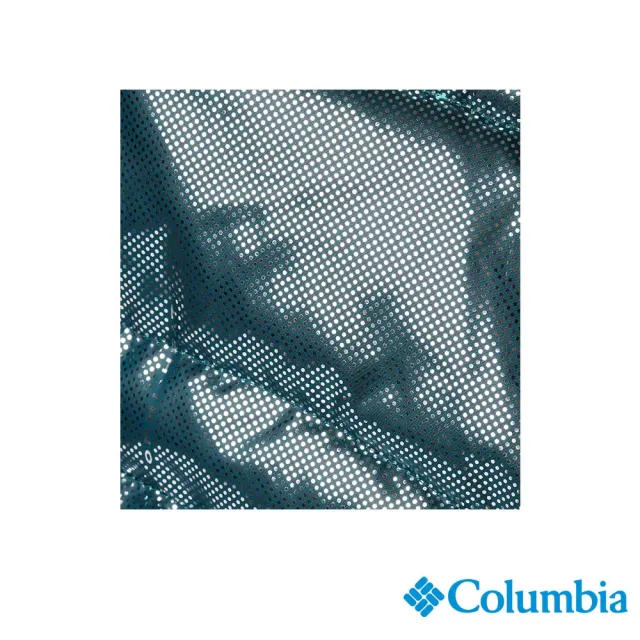 【Columbia 哥倫比亞 官方旗艦】女款-Whirlibird™Omni-TechOT防水鋁點保暖兩件式外套-幾何印花(UWR06350GE