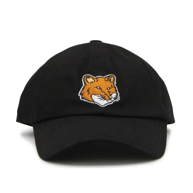 Maison Kitsune】Fox Head 小狐狸頭帽子棒球帽黑色- momo購物網- 好評 