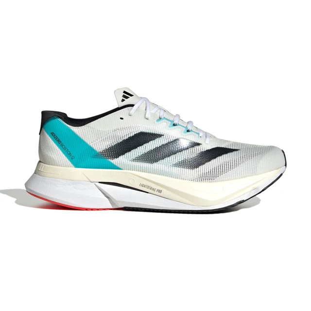adidas 愛迪達 Adizero Boston 12 M 男鞋 白藍色 運動 路跑 中長距離 馬牌底 慢跑鞋 ID4237