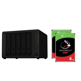 【Synology 群暉科技】搭希捷 4TB x2 ★ DS1522+ 5Bay NAS 網路儲存伺服器