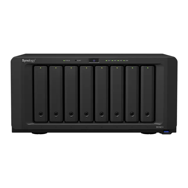 【Synology 群暉科技】搭希捷 4TB x2 ★ DS1821+ 8Bay NAS 網路儲存伺服器